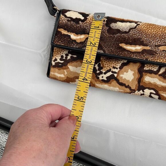 Aldo leather Chetah print crossbody clutch - Picture 11 of 12